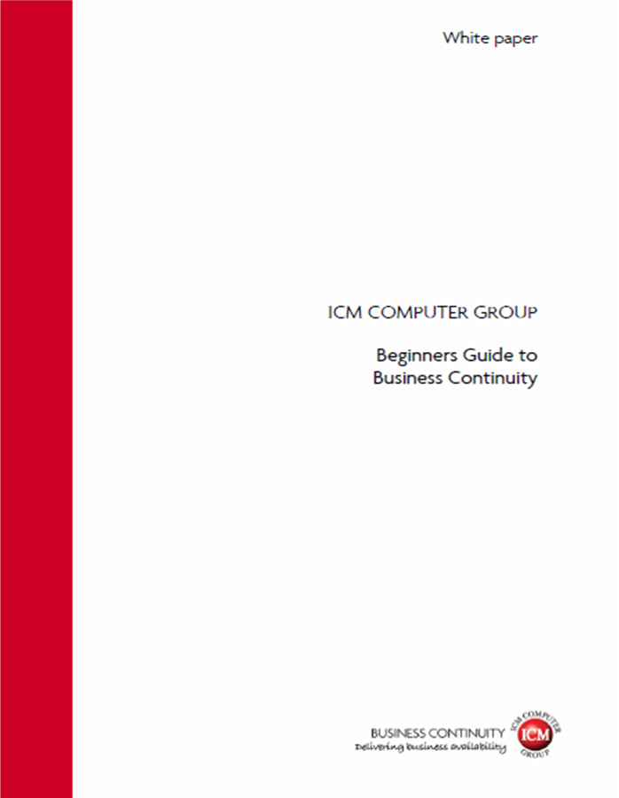Beginners Guide to Business Continuity